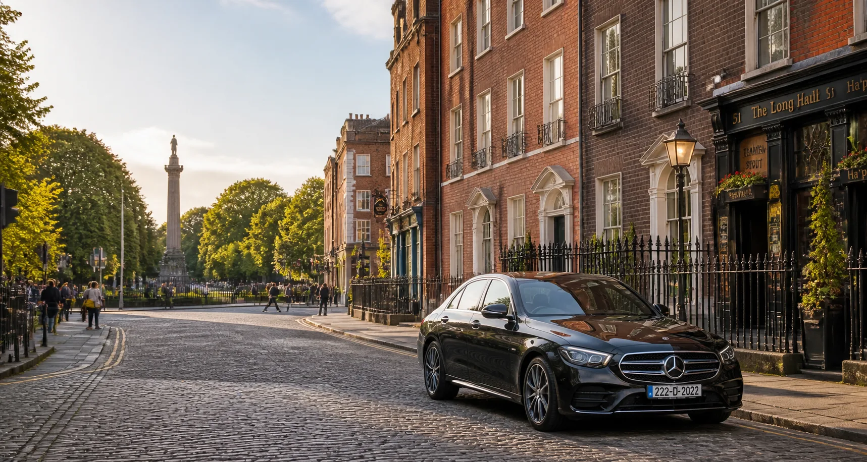 Dublin city landmarks and Wicklow countryside on a private chauffeur tour.